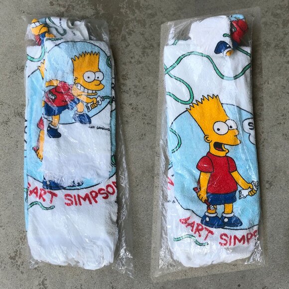 Vintage Bart Simpson Bath Set Towels - Picture 5 of 6